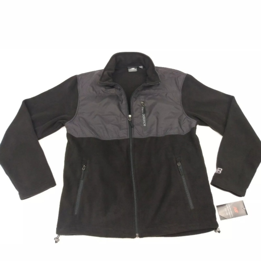 🔥🔥 NEW New Balance Mens Medium Fleece Jacket